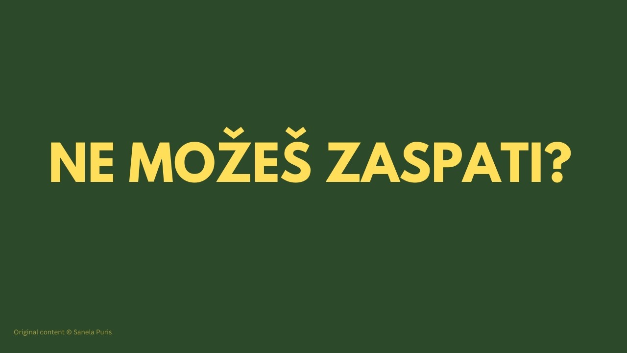 Hadis, nervni sistem i neurobilogija smirenja #spavanje #nervnisistem