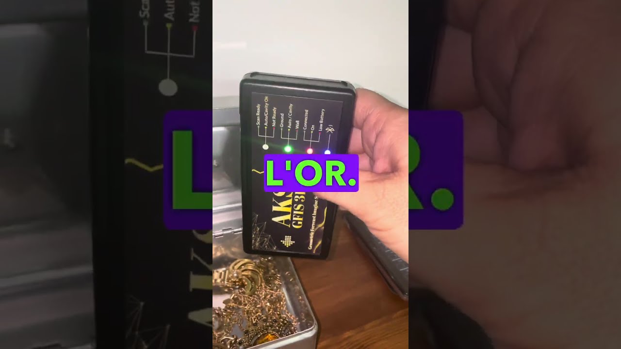 🌟 Révélation de la Puissance du Scanner AKS GFIS 3D : Chasse au Trésor Réelle en Or ! 🌟