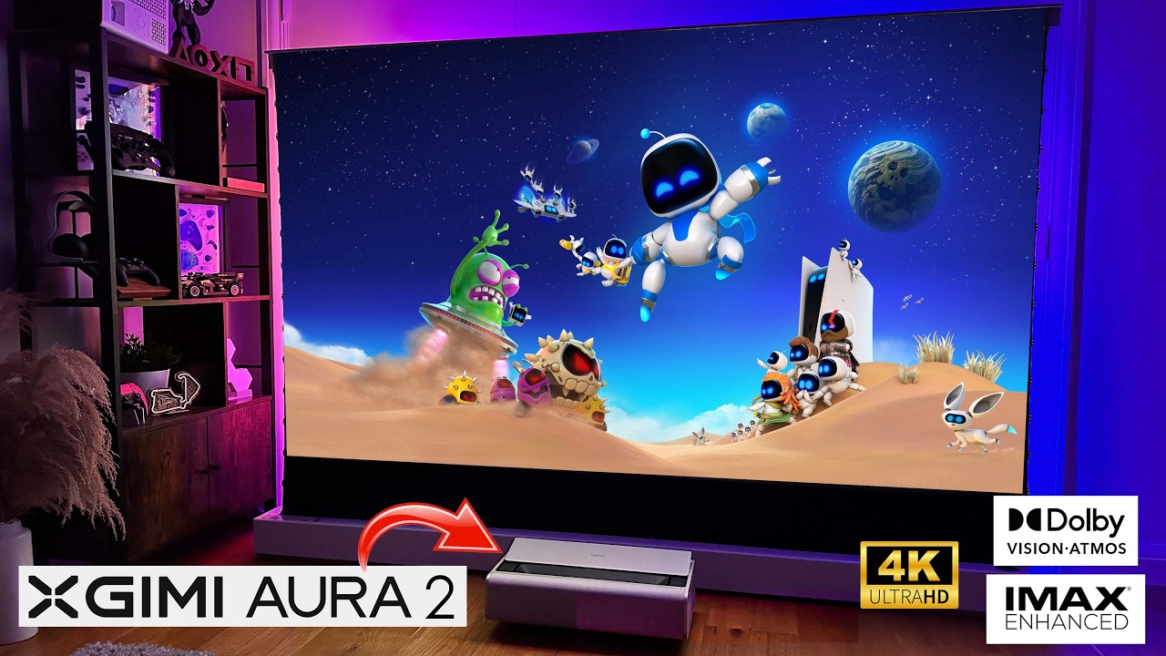 XGIMI Aura 2 | ЛУЧШИЙ 4K ультракороткофокусный проектор для замены вашего телевизора!