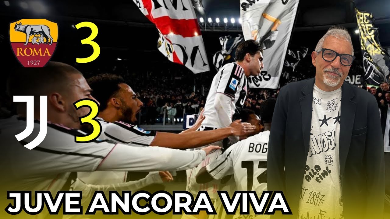 ROMA-JUVE 3-3 | TRA ENTUSIASMO E DEPRESSIONE NON SI CAPISCE PIÙ NIENTE DI QIESTA JUVE 🫵
