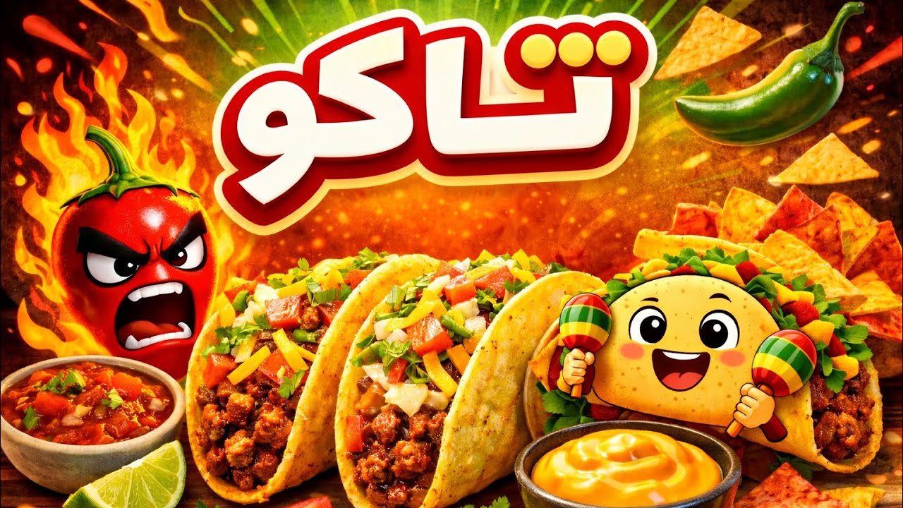 تاكو باللحم بطعم خرافي 😋 لازم تجربو