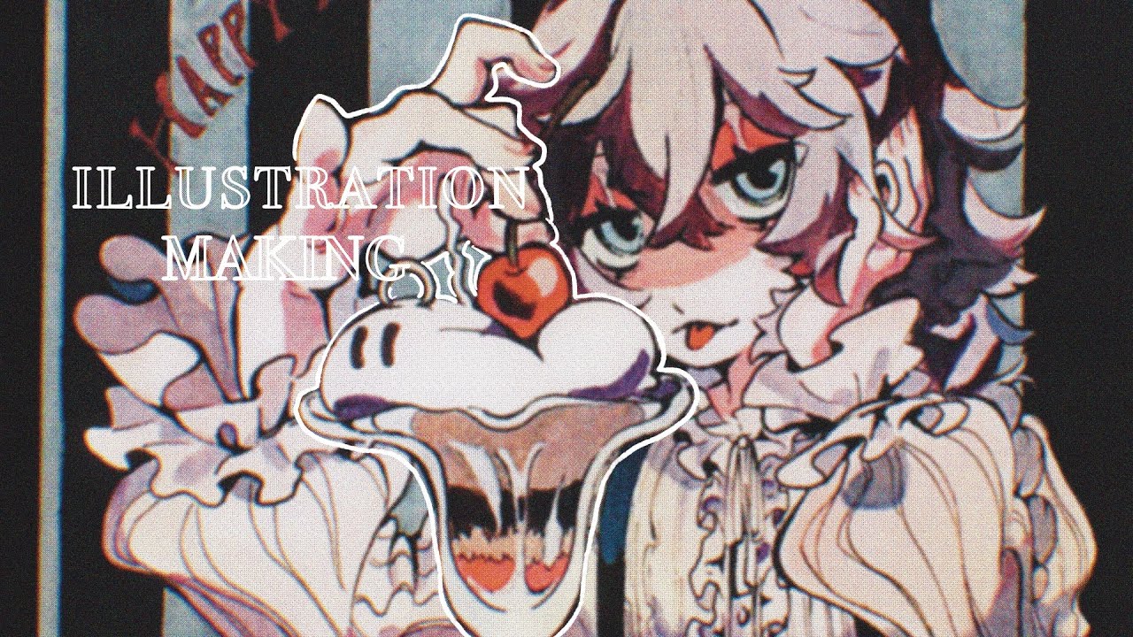 好きなように生きるおばけ👻/  コピックアナログイラストメイキング