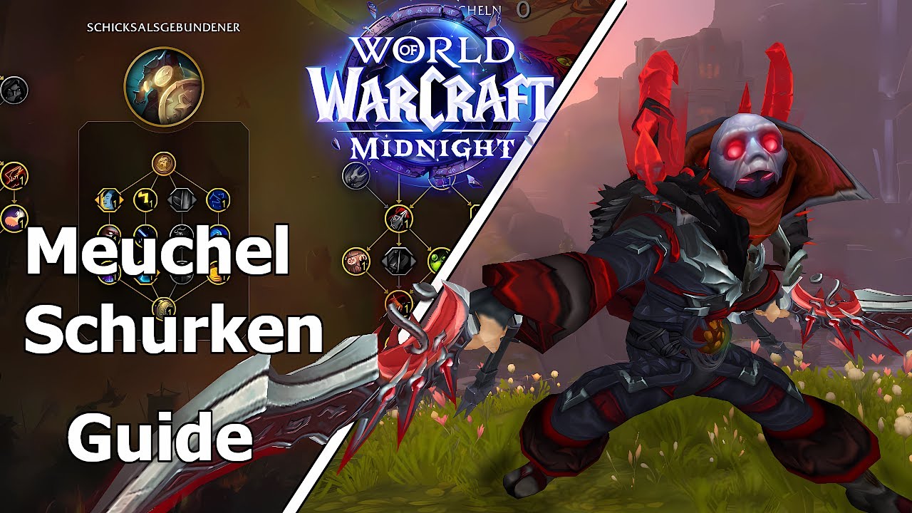 WoW Midnight Pre-Patch Rogue PvE Guide Assassination German