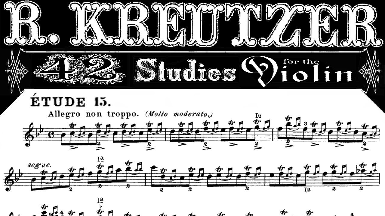 kreutzer - violín caprice, no. 15 | Piano Accompanist for beginner