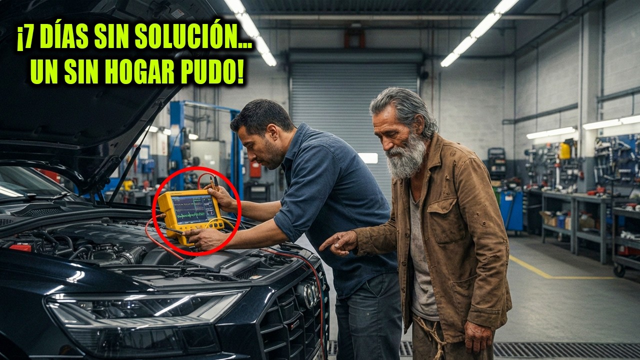 7 días sin solución… hasta que un indigente señaló una pieza que nadie revisó en el Audi