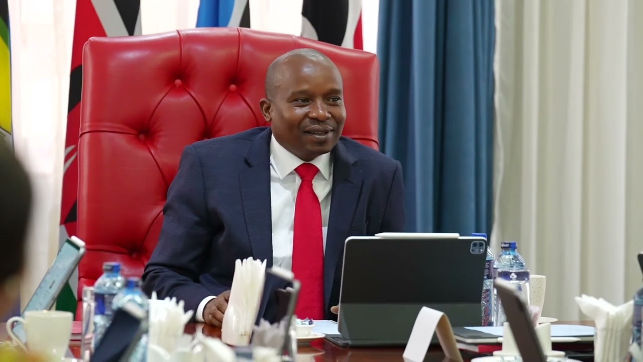 DEPUTY PRESIDENT PROF .KITHURE KINDIKI CHAIRS HIS FIRST CABINET MEETING AT KAREN RESIDENT