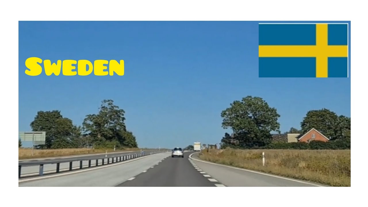 Motorway and Countryside of Sweden🇸🇪|Summer Drive |Almir Jan| #denmark#sweden#travel#summer