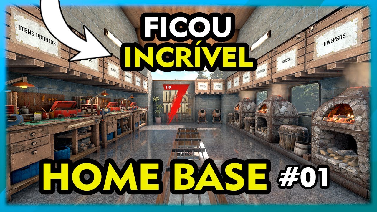 Essa base ficou INCRÍVEL - A melhor que já fiz no 7 Days to Die