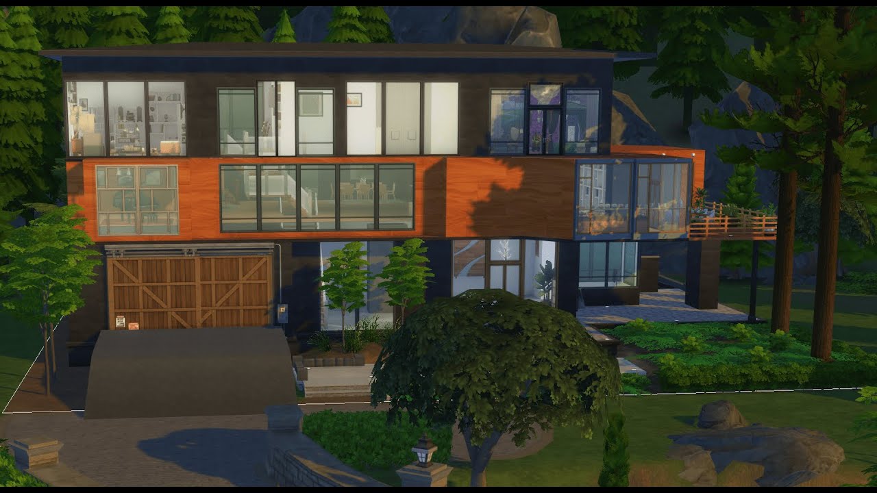 Cullen House | Twilight No CC Sims 4 Speed Build