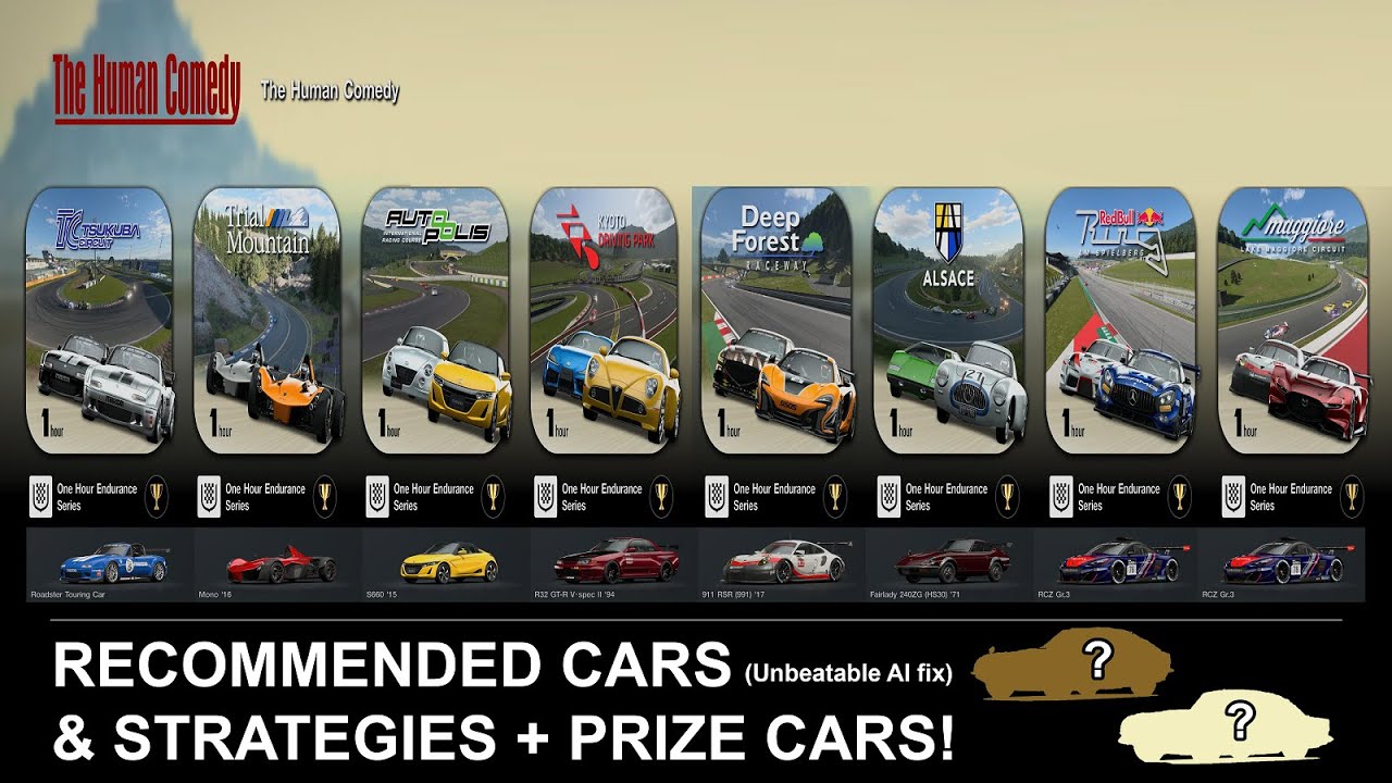 Gran Turismo 7 - Human Comedy Strategies + Prize Cars!