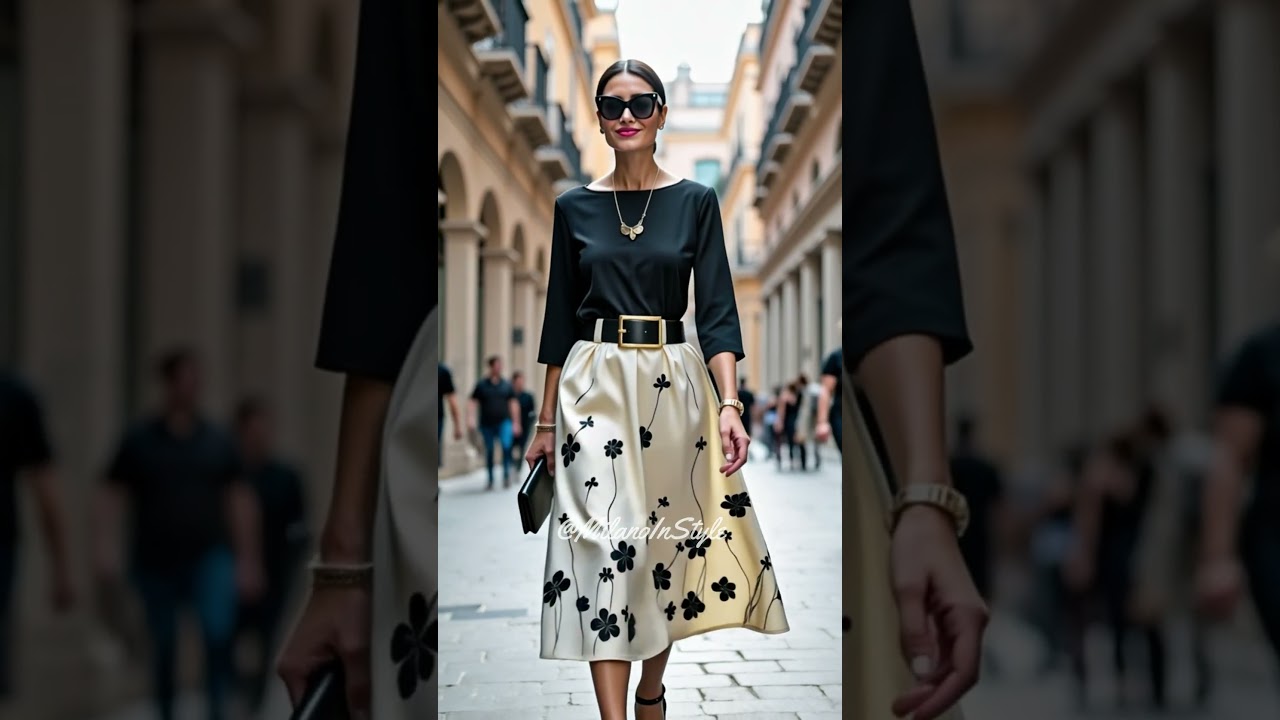 Classic Prints, Modern Power &ndash; 6 Looks that Redefine Elegance #moda #italianfashion #women
