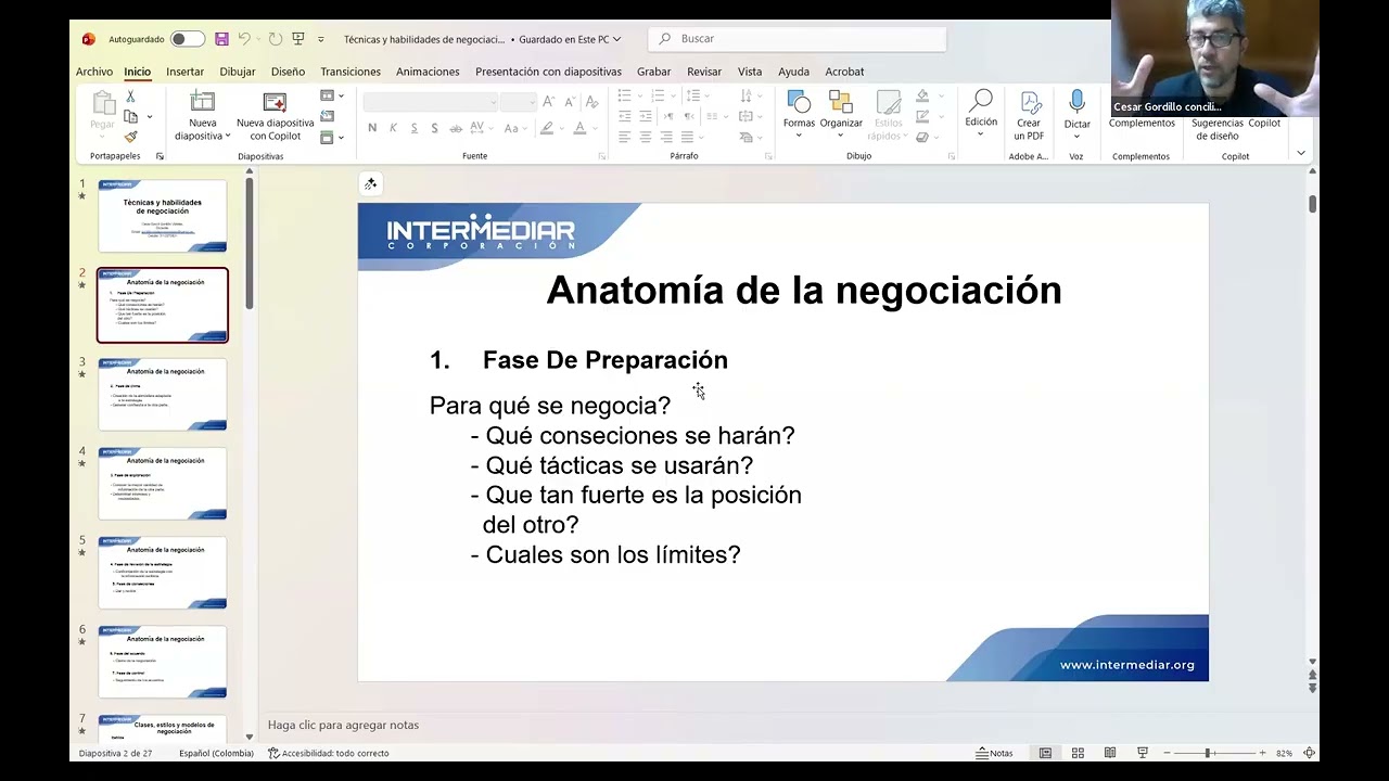 Técnicas y habilidades de negociación - Cesar