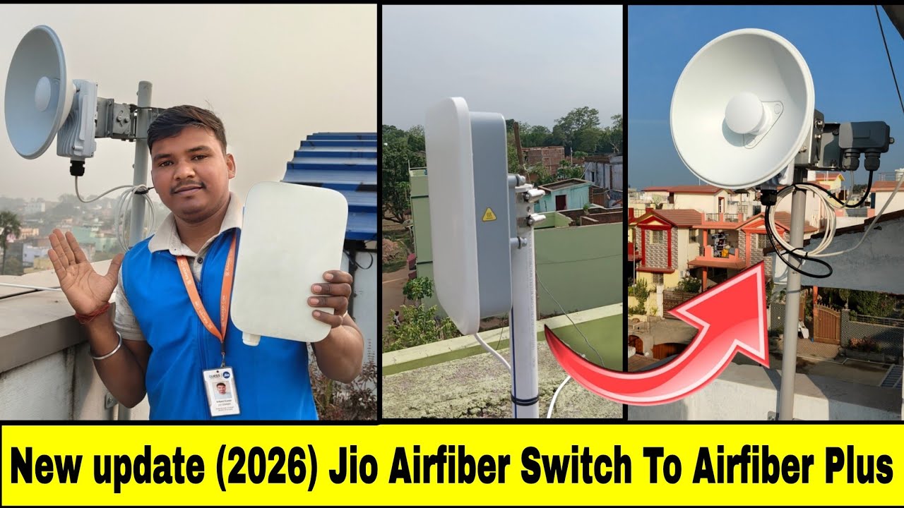 New updates (2026)Jio Airfiber Switch To Airfiber Plus..Free migration #jio #airfiber #wifi #updates