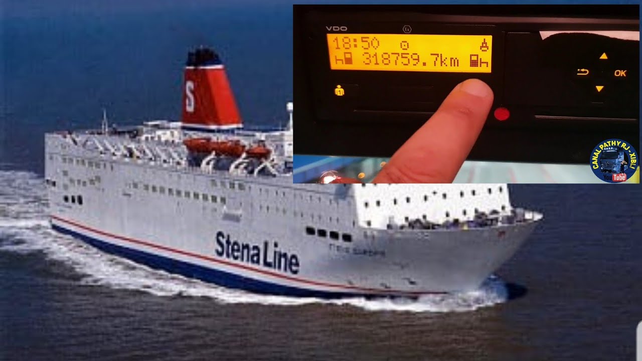 Manobra de ré para entrar no barco.Como usar o tacógrafo na travessia. video n°253