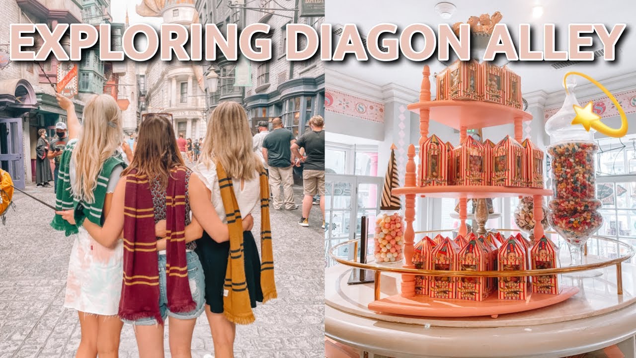 exploring diagon alley | wizarding world part 1