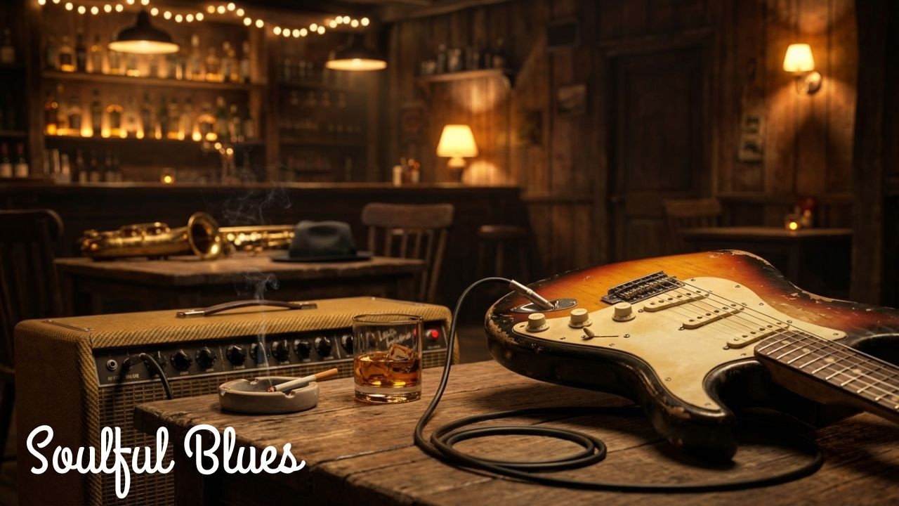 Relaxing Instrumental Blues for Studying