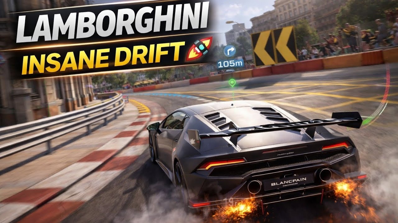 Lamborghini Full Power Race in Chicago | Day 7 | Insane Speed Run 🔥 Drift 💨 Racing Master