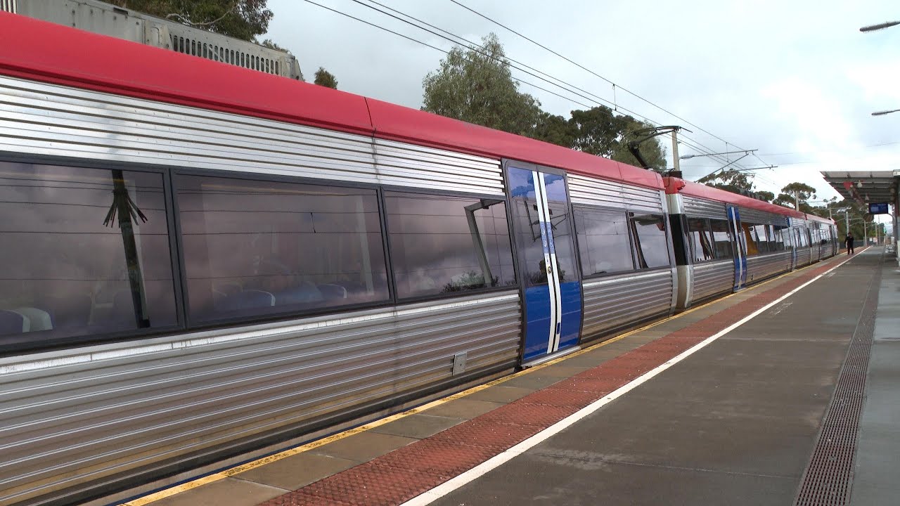 Cinematic Train Action at Elizabeth South Station
