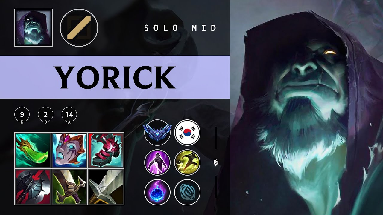 Yorick Mid vs Orianna - KR Diamond Patch 25.22