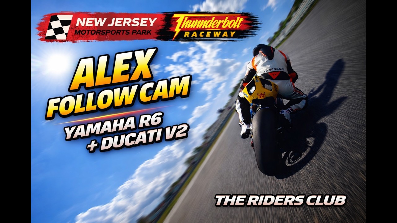 ALEX FOLLOW CAM @ NJMP - THUNDERBOLT | RIDERS CLUB - RED GROUP (INTERMEDIATE) | 4/17/2026