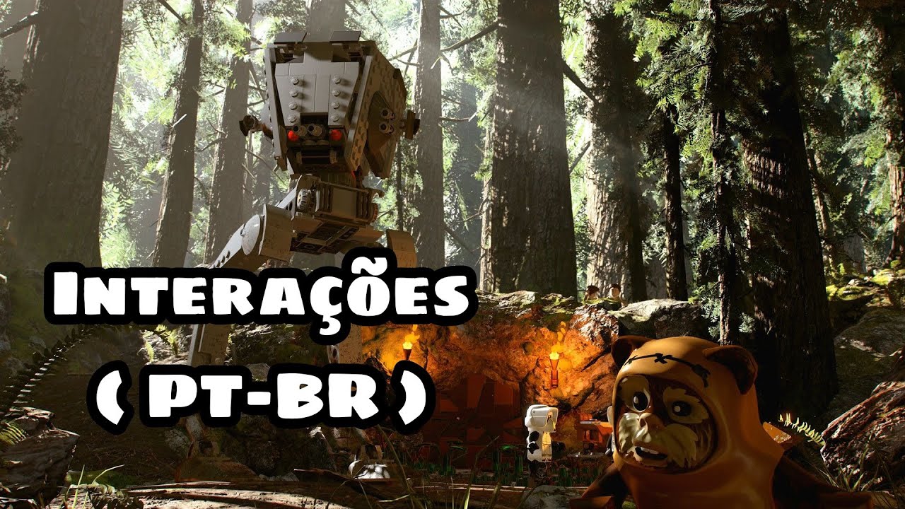 TODAS AS INTERAÇÕES DE PERSONAGENS - Lego Star Wars Skywalker Saga ( PT-BR )