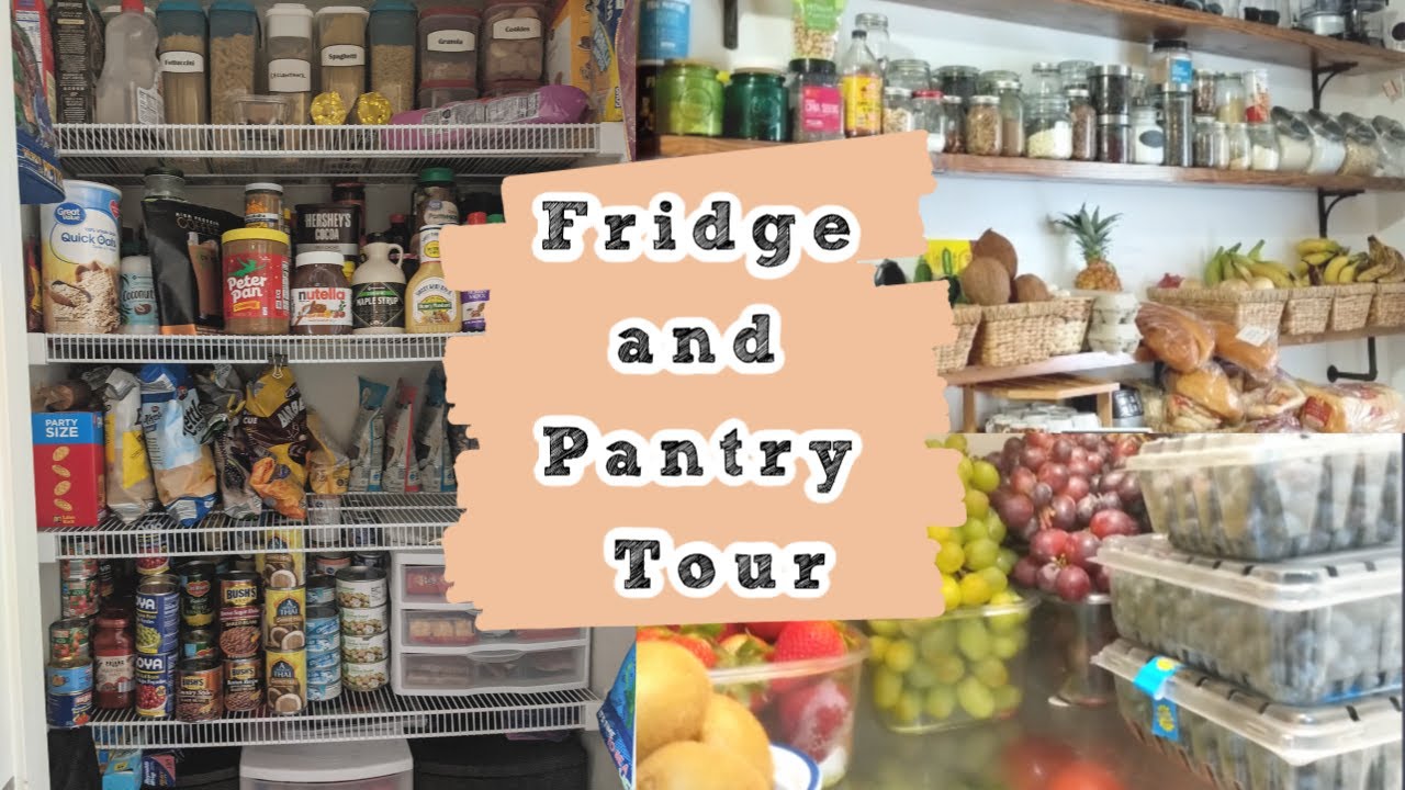 Fridge & Pantry Tour | Large Family Stock Pile