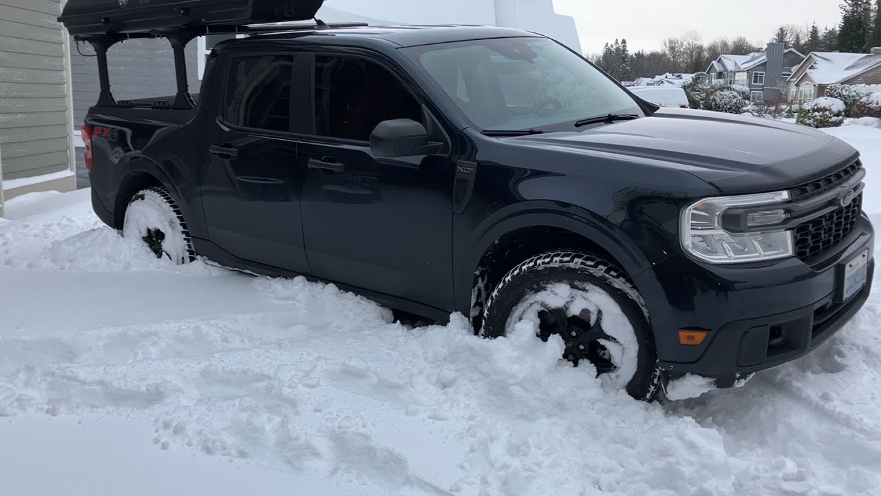 Ford Maverick Snow Challenge: я застрял