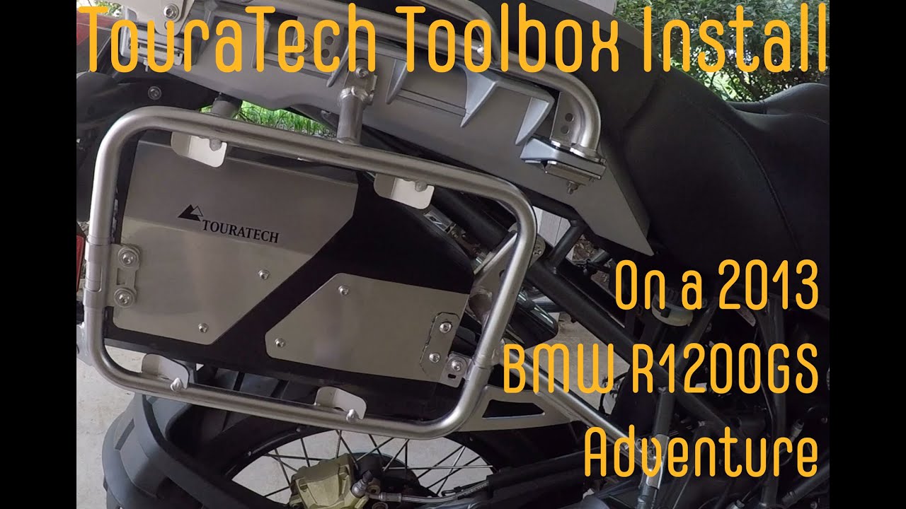 TOURATECH Toolbox Installation on BMW R1200GS Adventure