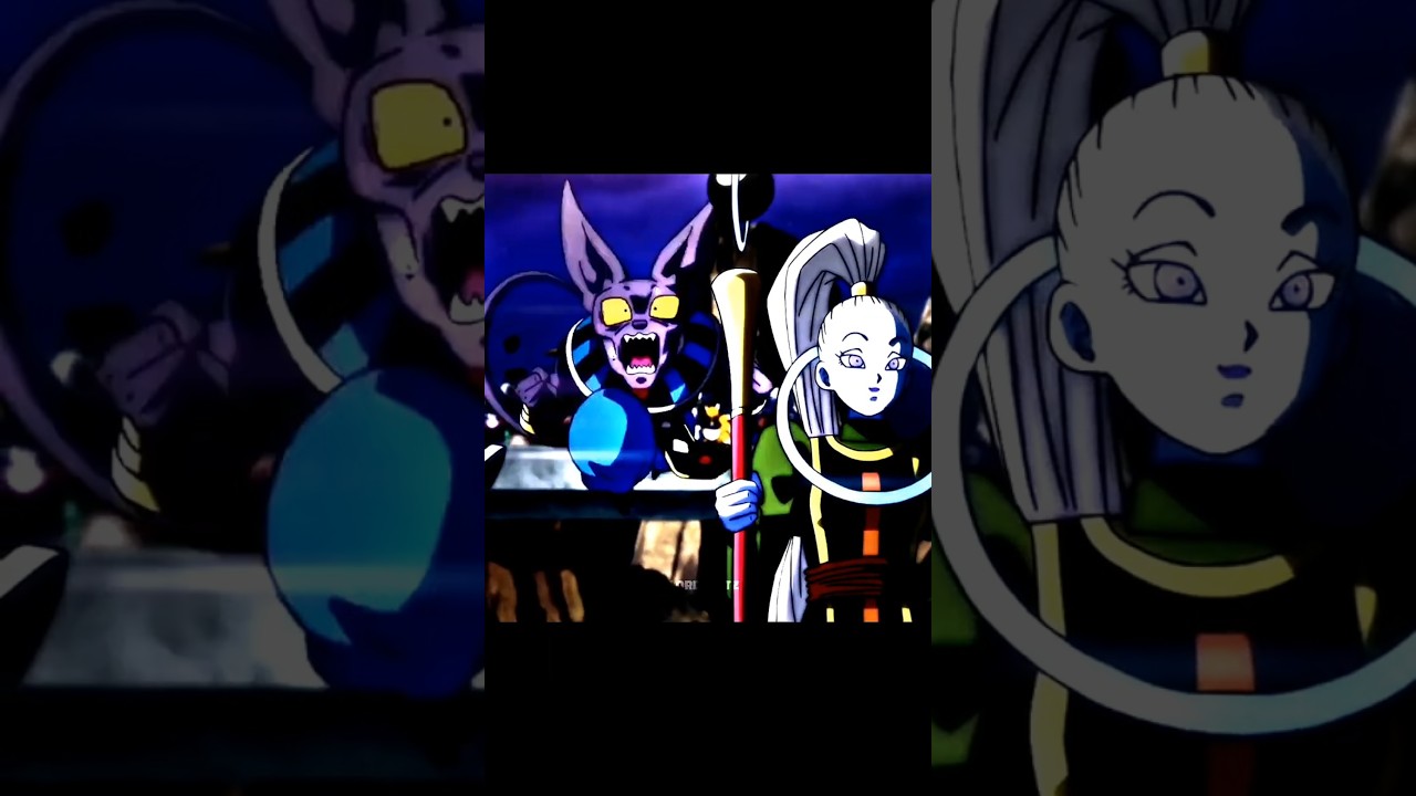Beerus is afraid of Goku Every Time...🤣🗿🗿(Part 19) #dbs #dbz #anime #shorts #goku #vegeta #gohan