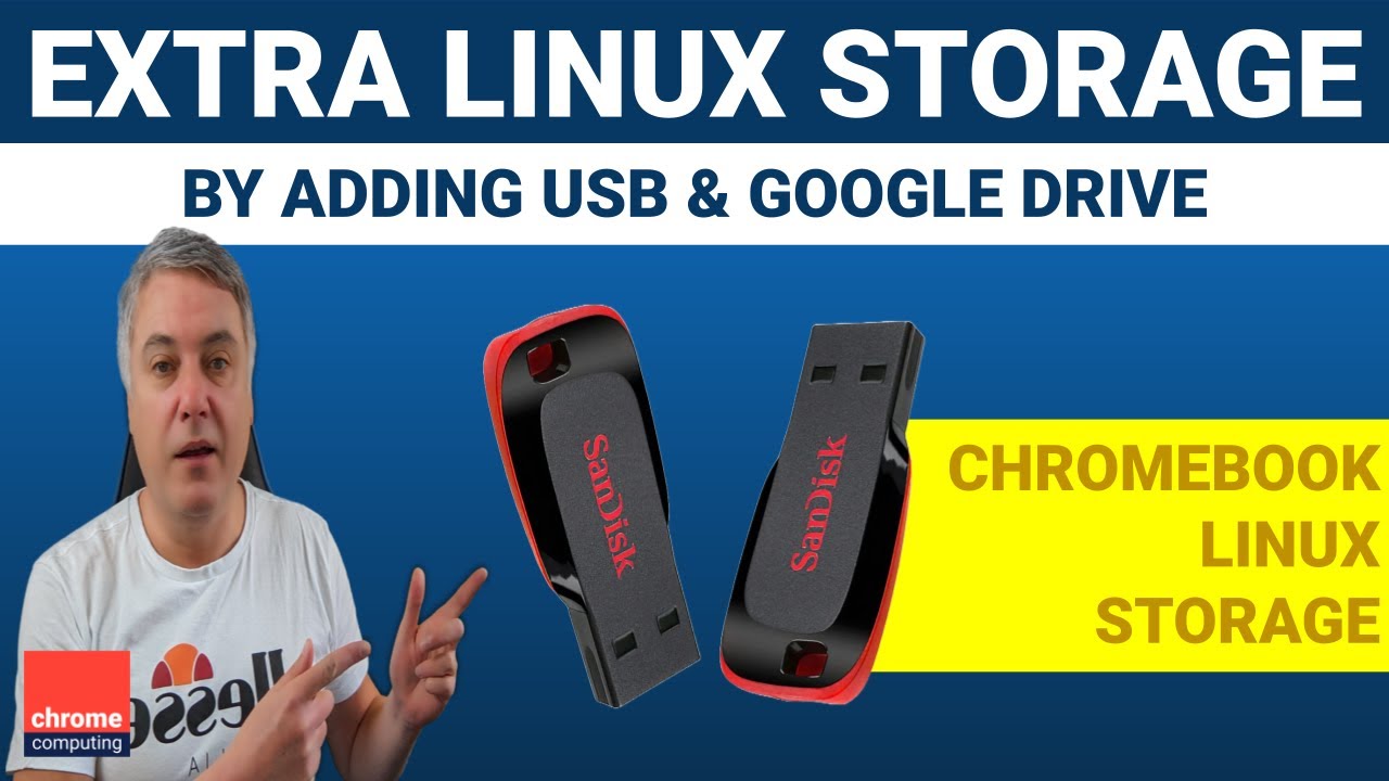 Добавьте USB-накопитель и хранилище Google Drive в Linux на ChromeOS