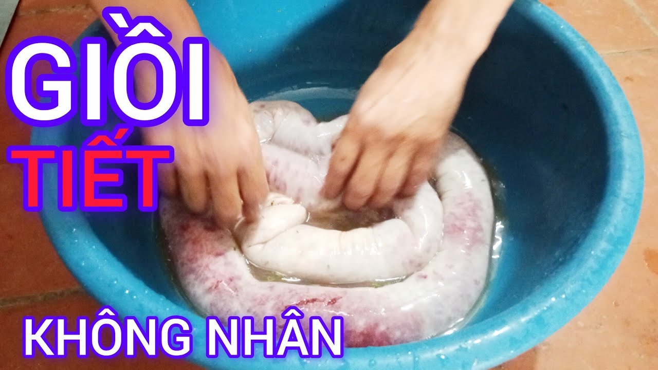 LÀM GIỒI TIẾT LỢN KHÔNG CẦN NHÂN NGỌN HƠN CÓ NHÂN NHIỀU 