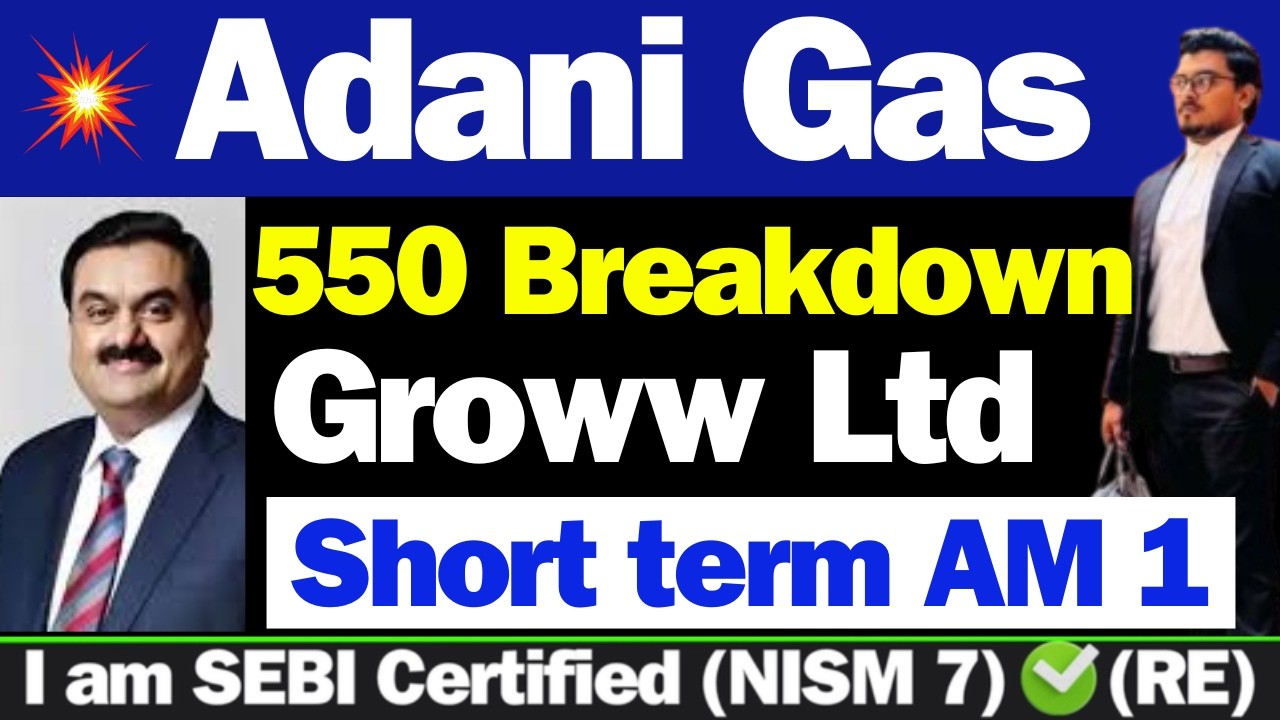 ATGL Stock गिरावट कारण | Adani Total Gas Latest News | ATGL Stock Latest News | Groww Share News