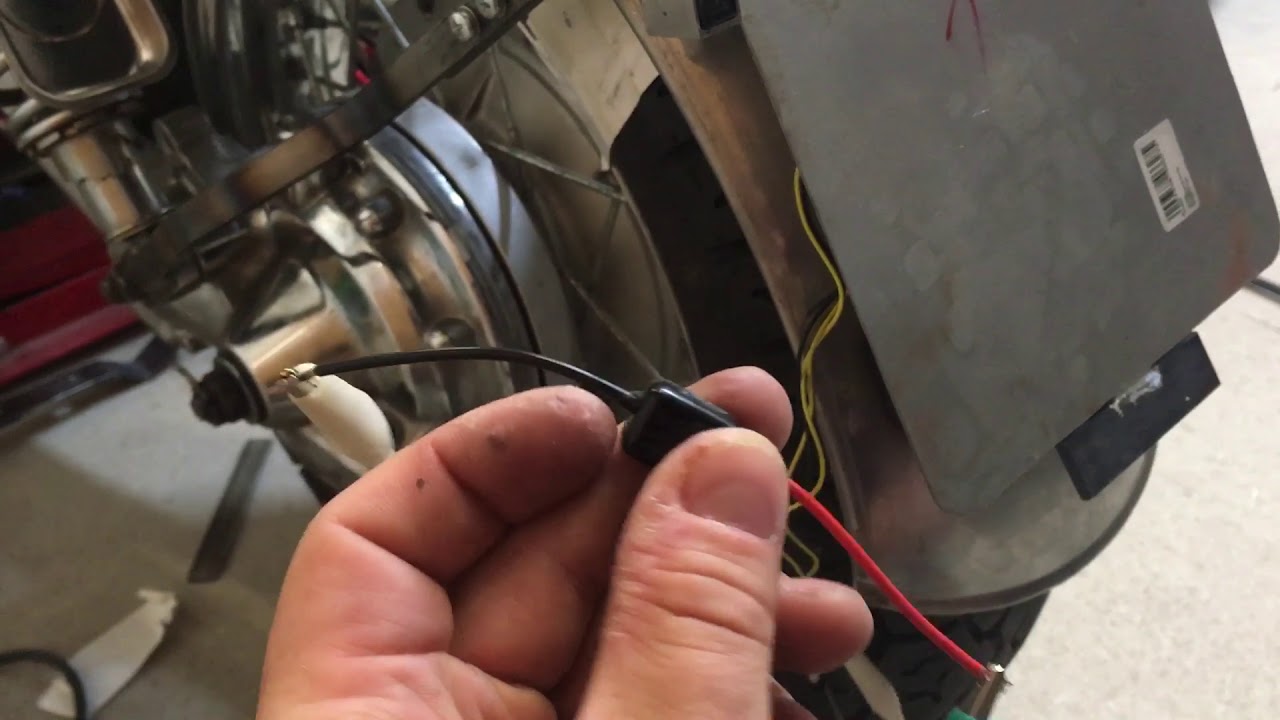m.flash Blinkrelais Test und Blinker in Aktion - Virago 535 Chopper Umbau