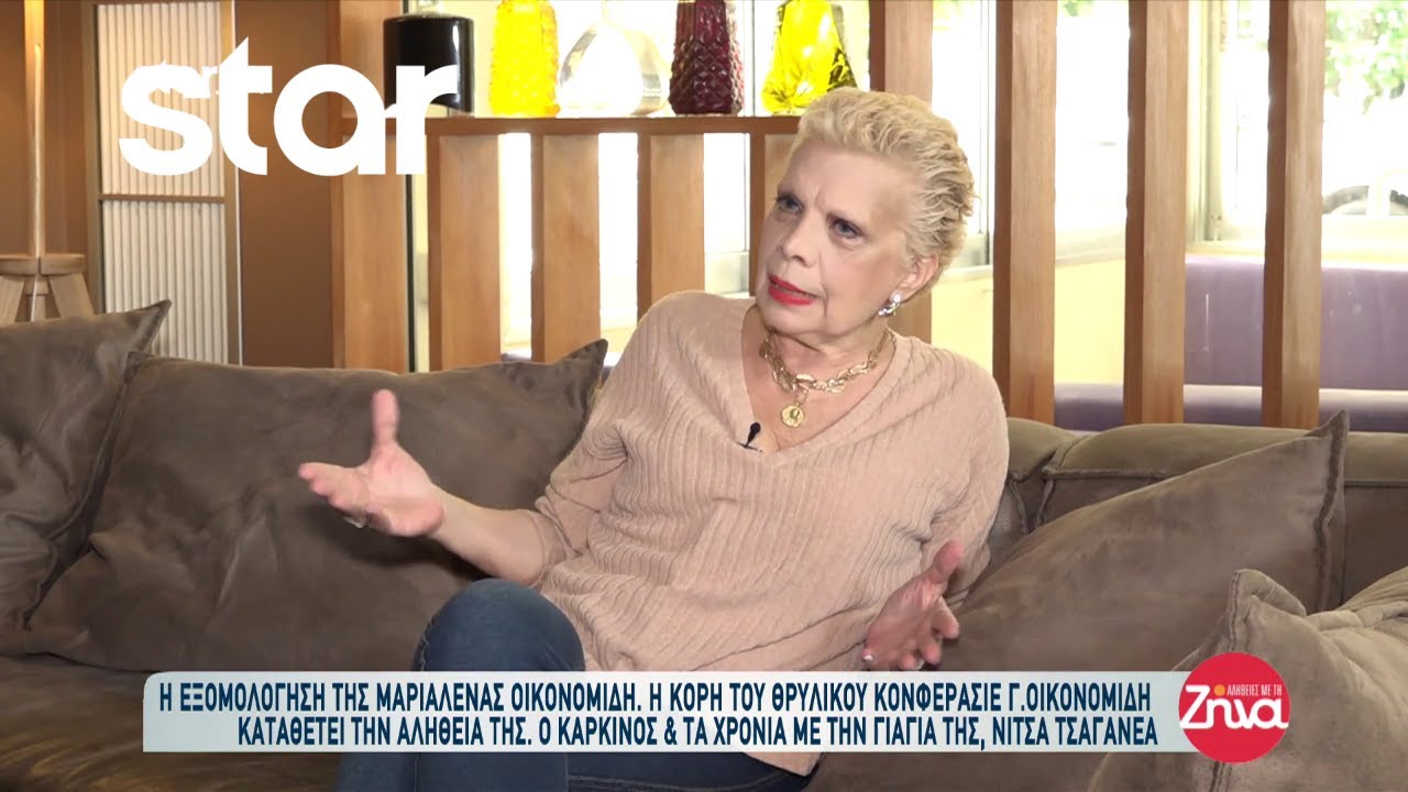 Μαριαλένα Οικονομίδη: Η κόρη του θρυλικού Γιώργου Οικονομίδη καταθέτει την αλήθεια της!