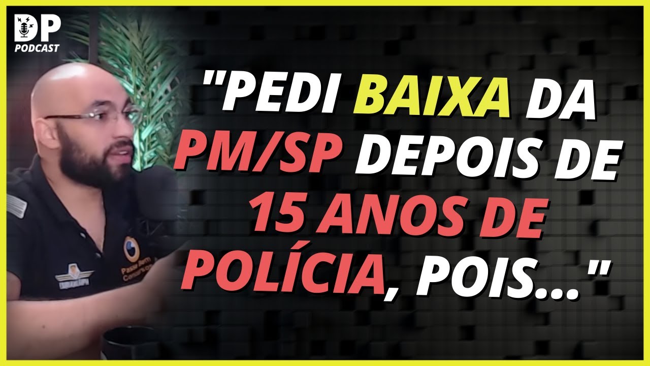 CAIO VIANA REVELA O MOTIVO DE TER PEDIDO EXONERAÇÃO DA PM/SP DEPOIS DE MAIS DE 15 ANOS DE CARREIRA