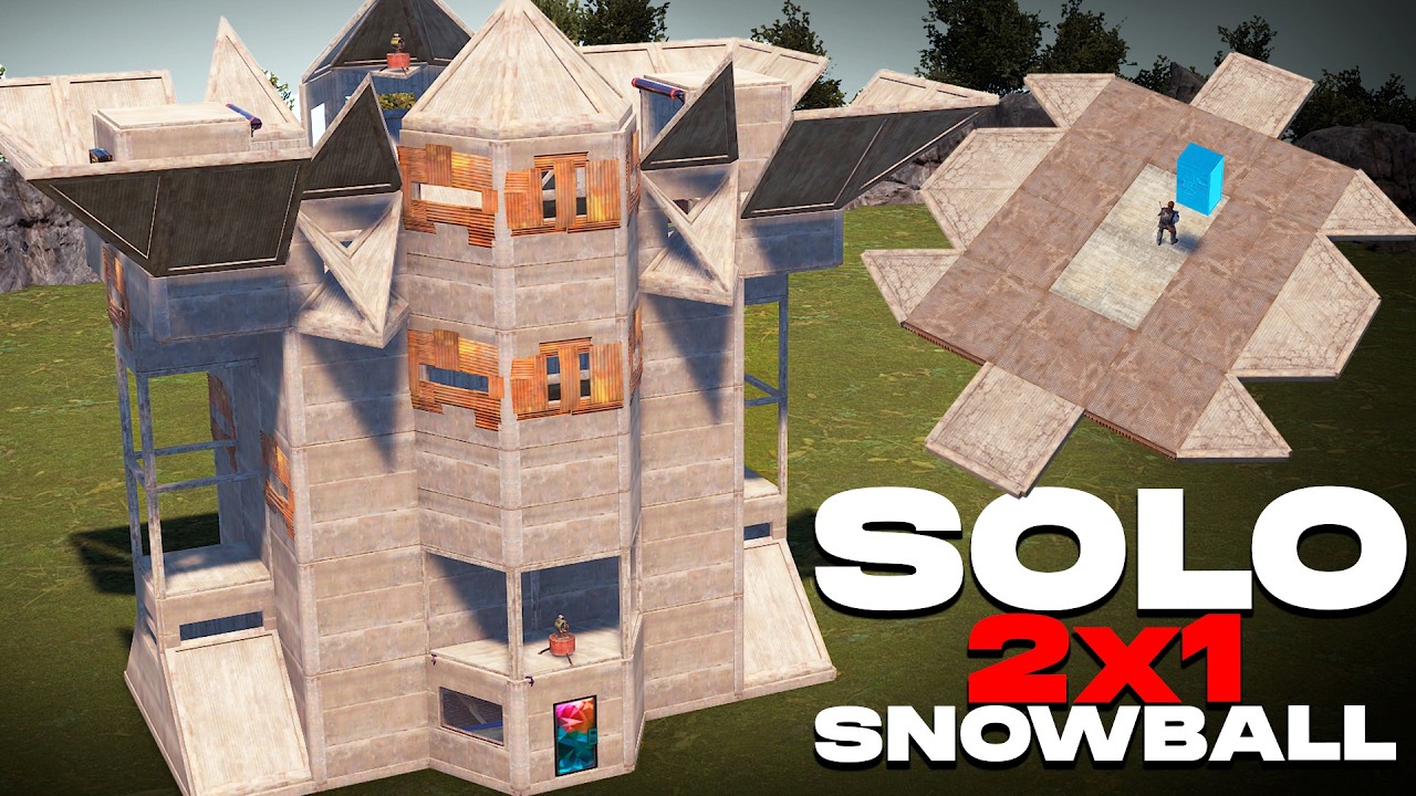 The PERFECT Solo 2x1 Snowball Base &ndash; Rust Base Design 2026 (FAST START)