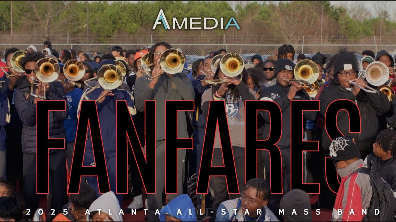 AAMB Fanfares | 2025 Atlanta All-star Mass Band | 4K 2160p 🔥🎥🎬‼️