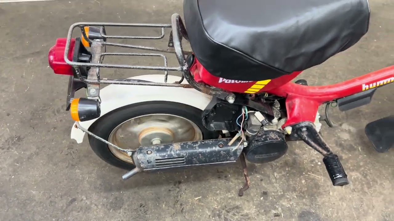 ヤフオク出品車両　HUMMING NC50 距離不明　バンガレ