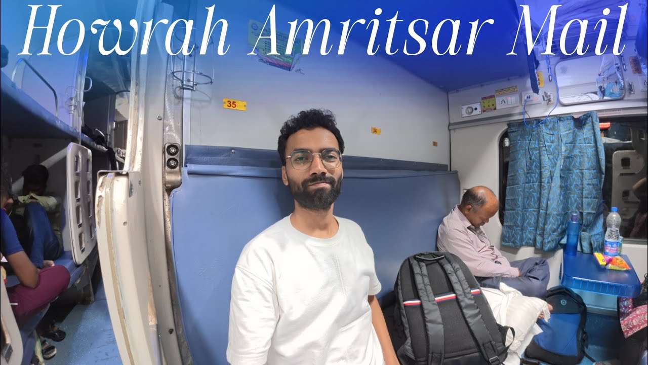13005 Howrah Amritsar Mail Journey Vlog * Howrah to Ara * First vlog with DJI OSMO ACTION 5PRO ❤️