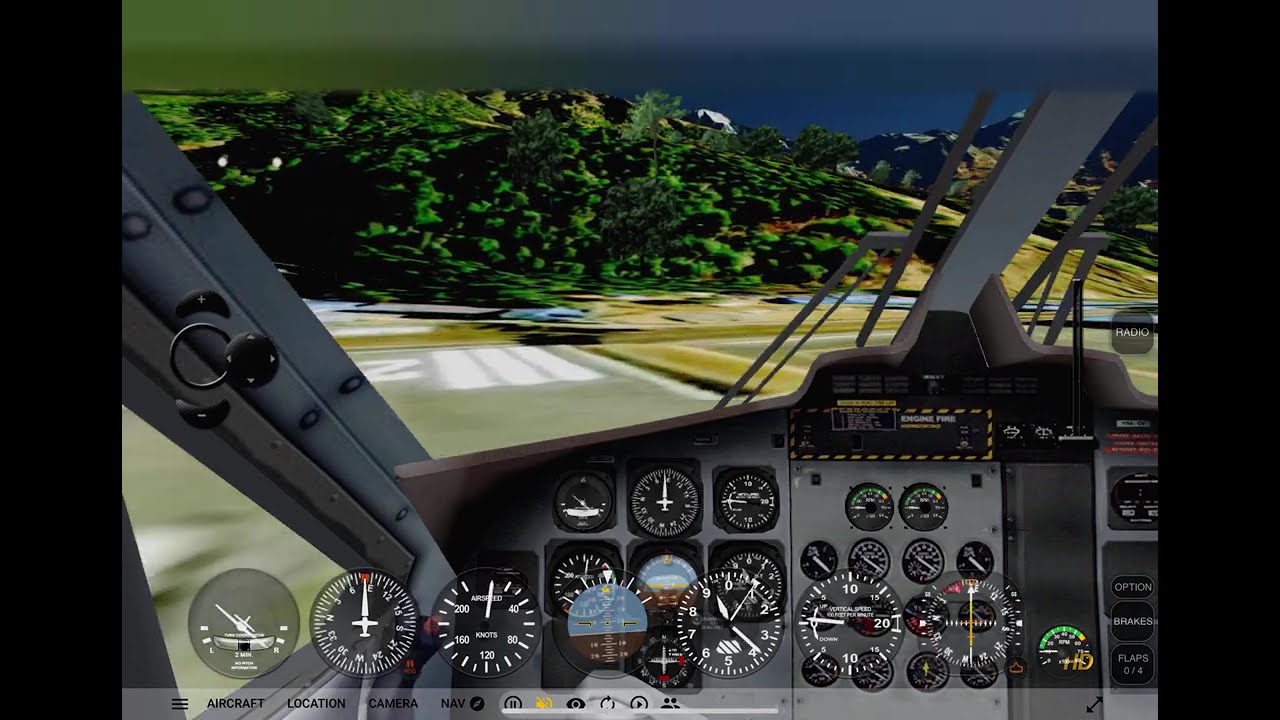 GeoFS HD Landing and Take-off at Lukla Airport