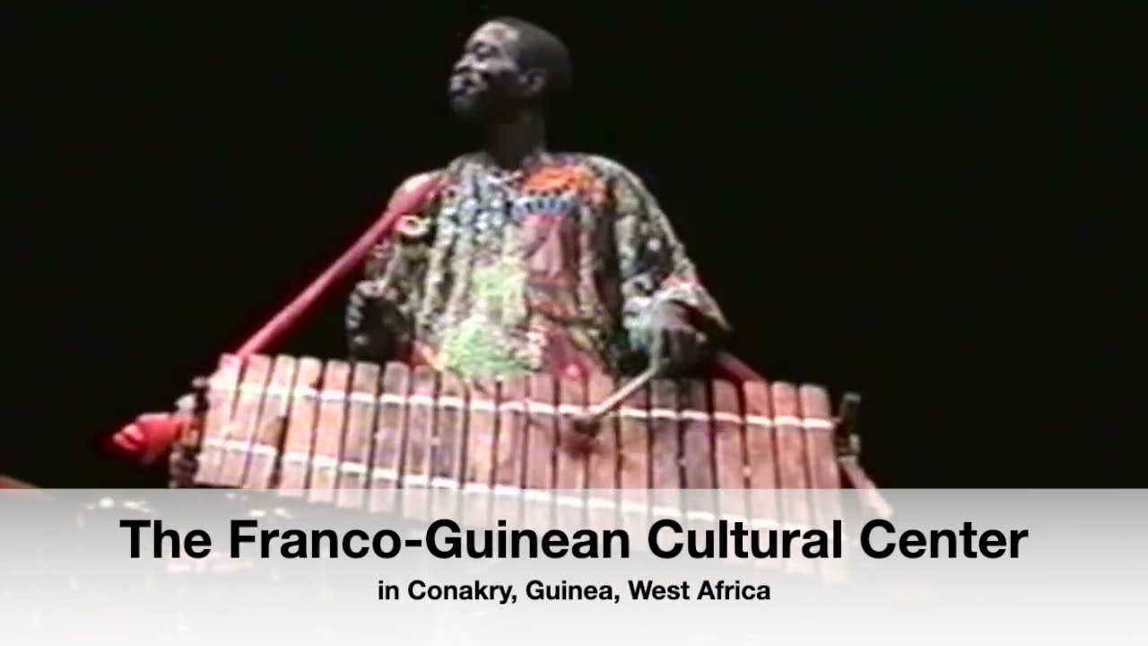 Griot Abou Sylla at the Cultural Center in Conakry - Solo Balafon 