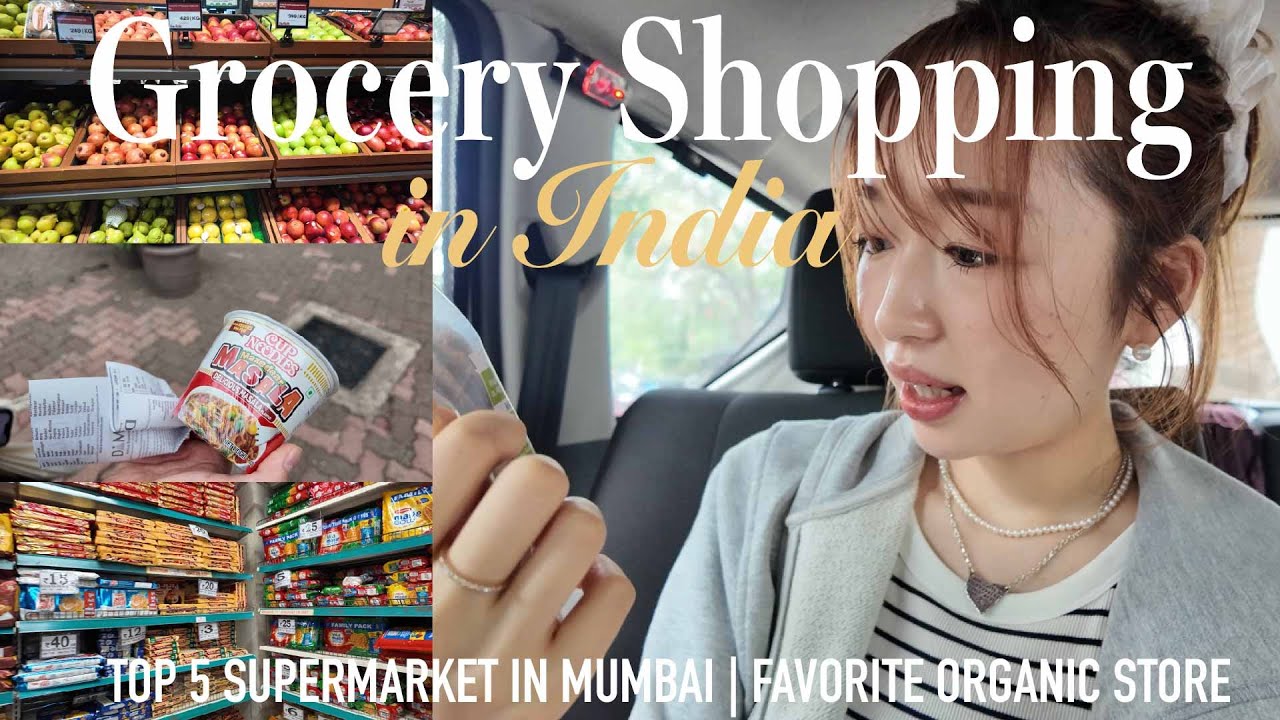 【India vlog】Grocery shopping in India🇮🇳🛒 ｜インドのスーパー5選 / おすすめオーガニックストア