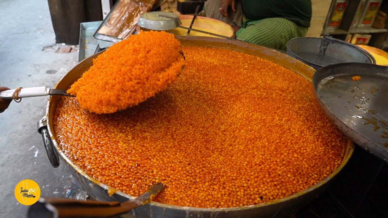 Kolkata Famous Garma Garm Sweet Boondi Rs. 38/- l Kaligodam Sweets l Kolkata Food