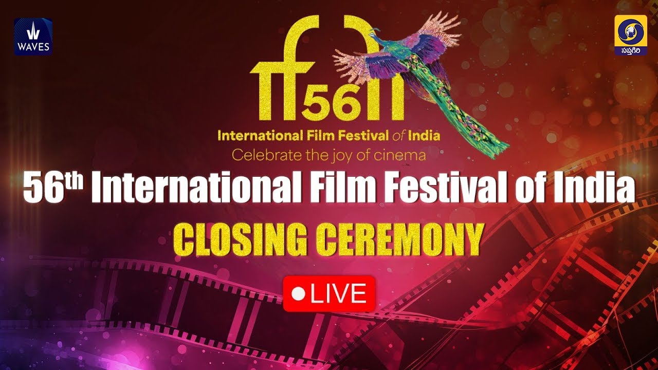 🔴LIVE Closing Ceremony of the 56th International Film Festival of India (IFFI) 2025