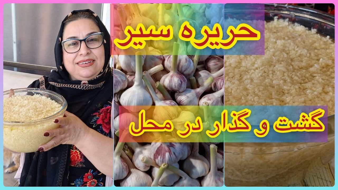طرز تهیه حریره سیر ، آموزش آشپزی کاربردی و ساده ، غذاهای خوشمزه ایرانی