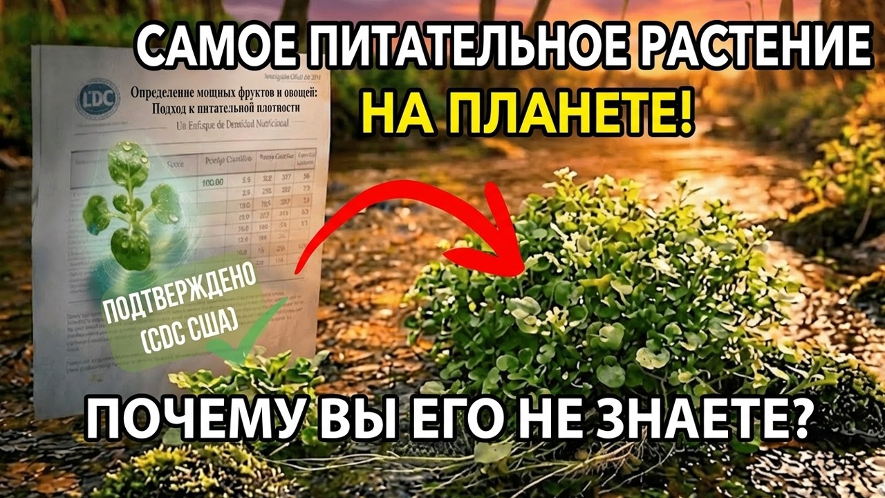 Самое питательное растение на планете — подтверждено CDC! И вы о нём не знаете