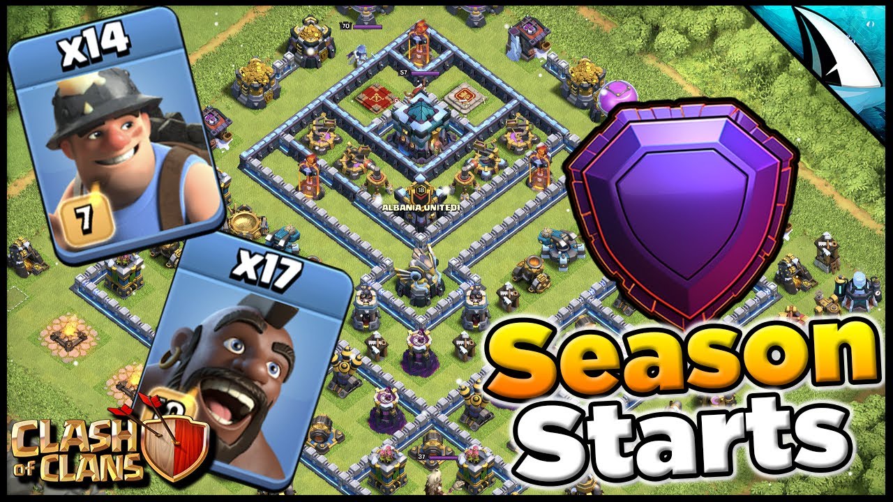 New Season with the Hybrid! Miners & Hogs at TH 13 | Clash of Clans