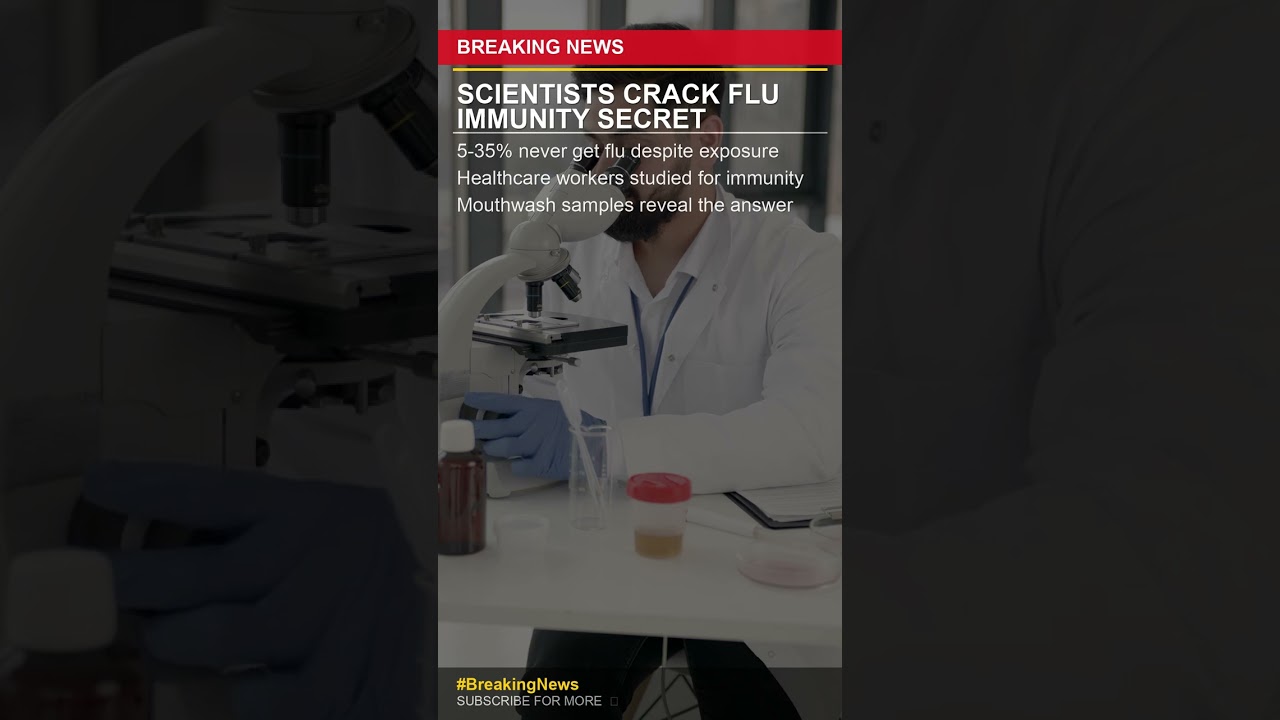 Scientists Crack Flu Immunity Mystery | Breaking News Shorts