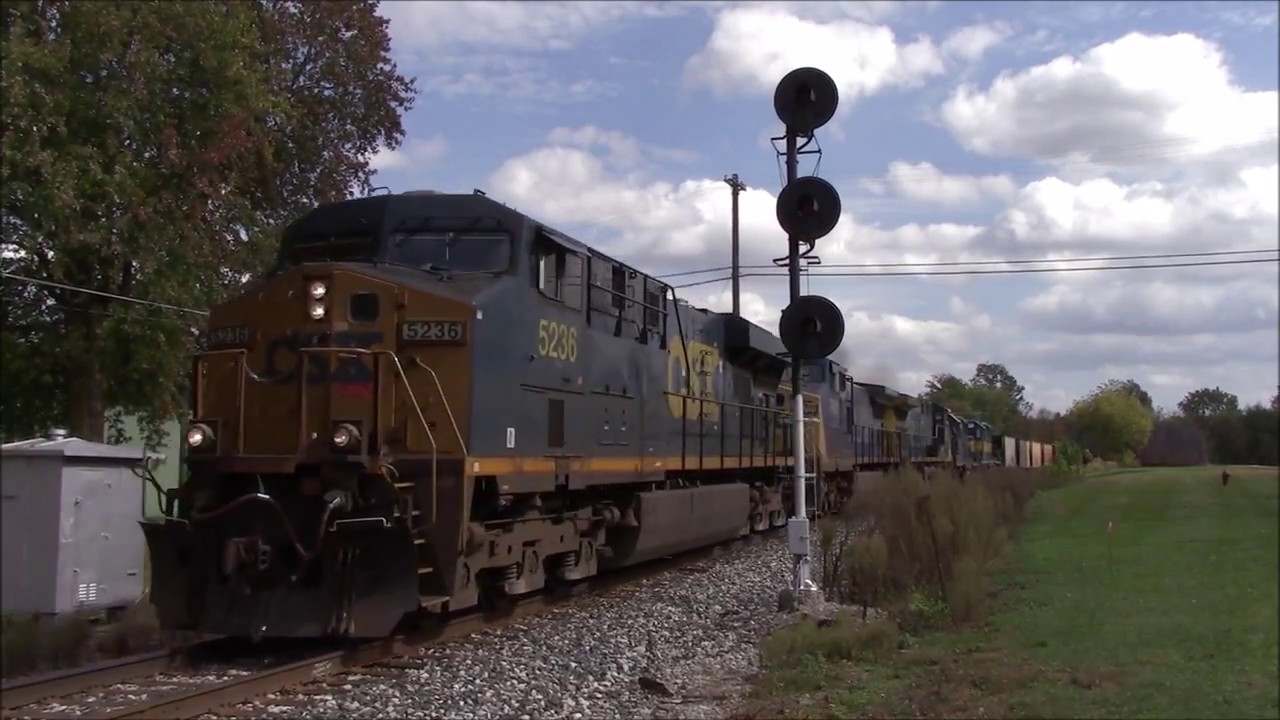 Must See Maybe The Lashup Of The Year CSX Q335 Through Williamston With An ex ICE