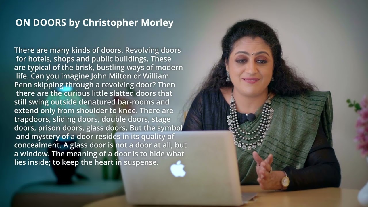 On Doors - Essay By Christopher Darlington Morley | Explanation